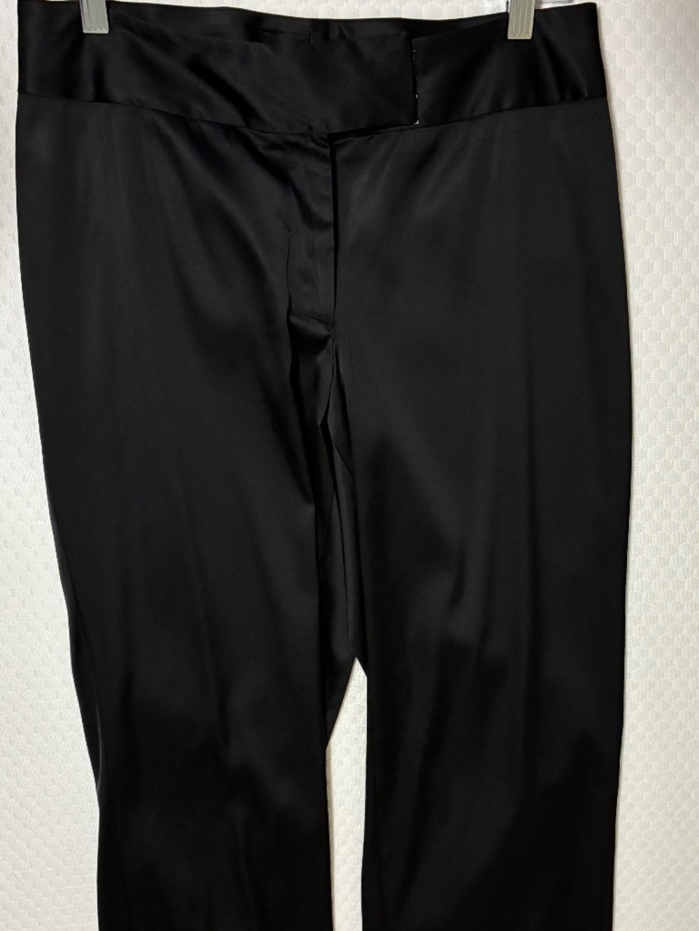 DONNA  RICCO COLLECTION WOMENS DRESS PANT BLACK ACETATE/NYLON/SPANDEX SZ 6